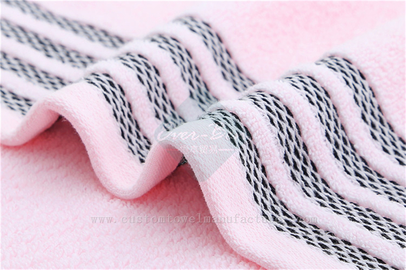 China EverBen Custom Satin Strip Hand Towel Supplier ISO Audit Towels Factory